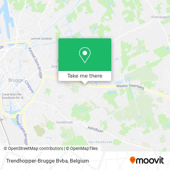 Trendhopper-Brugge Bvba map