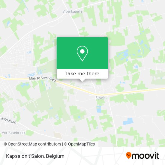 Kapsalon t'Salon map