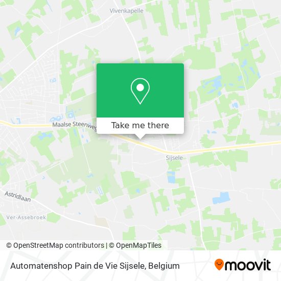 Automatenshop Pain de Vie Sijsele map