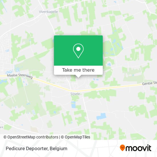 Pedicure Depoorter map