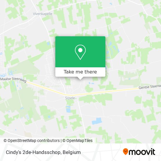 Cindy's 2de-Handsschop map