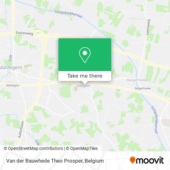 Van der Bauwhede Theo Prosper map