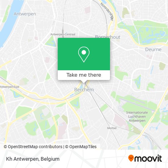 Kh Antwerpen map
