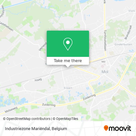 Industriezone Mariëndal map