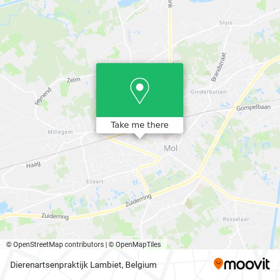 Dierenartsenpraktijk Lambiet plan