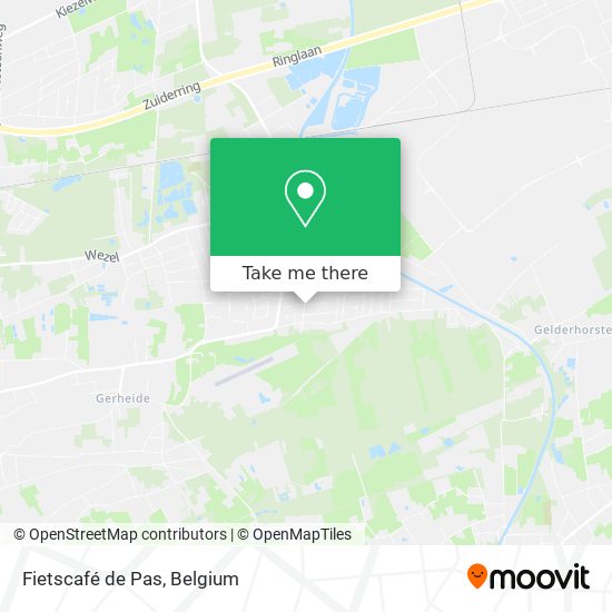 Fietscafé de Pas plan