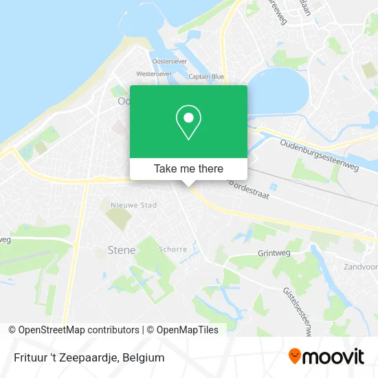 Frituur 't Zeepaardje plan