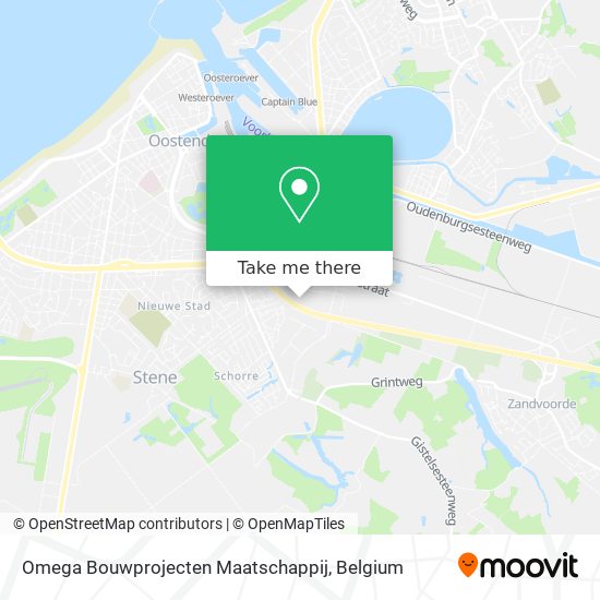 Omega Bouwprojecten Maatschappij map