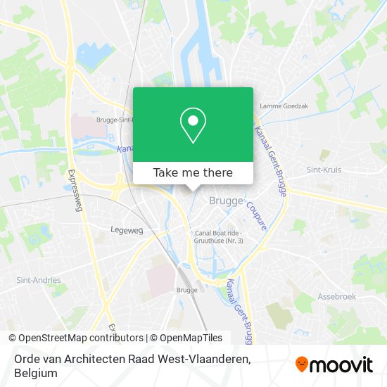 Orde van Architecten Raad West-Vlaanderen plan