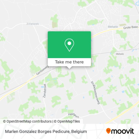 Marlen Gonzalez Borges Pedicure map