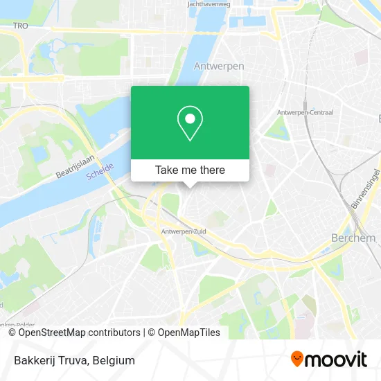 Bakkerij Truva map