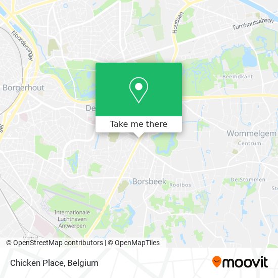 Chicken Place map