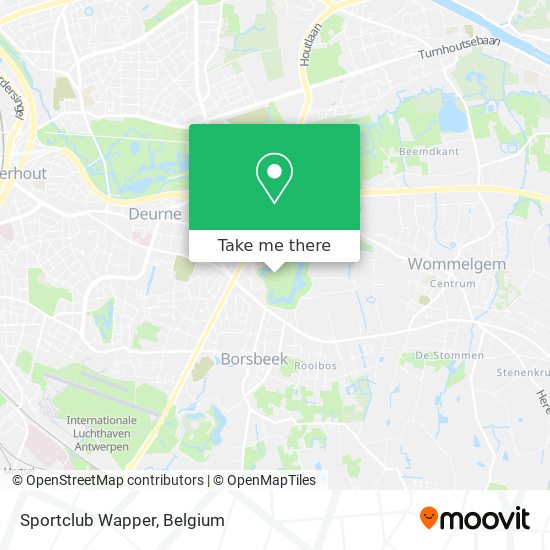 Sportclub Wapper map