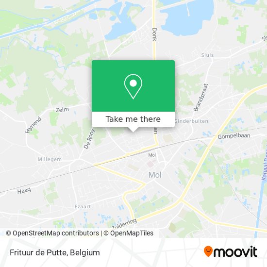 Frituur de Putte map