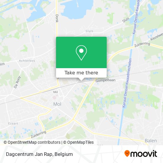 Dagcentrum Jan Rap map