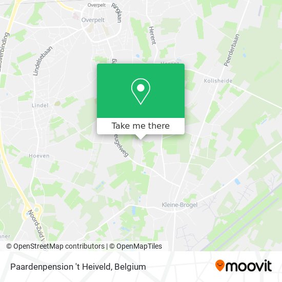 Paardenpension 't Heiveld map