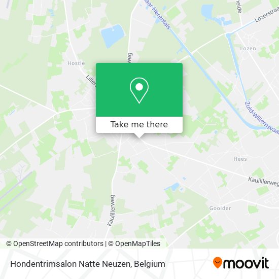 Hondentrimsalon Natte Neuzen map