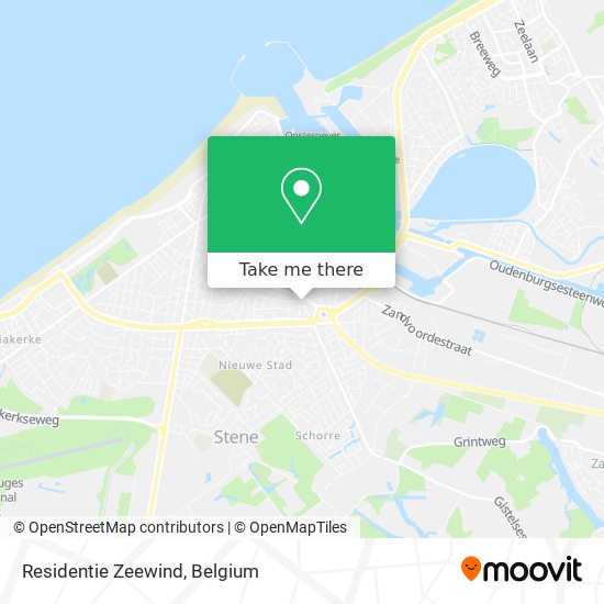 Residentie Zeewind map