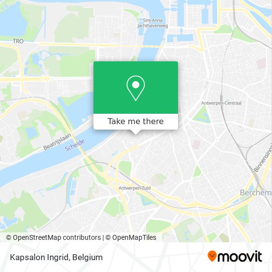 Kapsalon Ingrid map