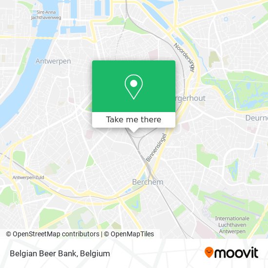 Belgian Beer Bank map