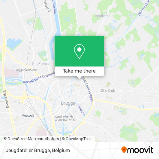 Jeugdatelier Brugge map