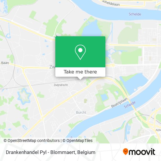 Drankenhandel Pyl - Blommaert map