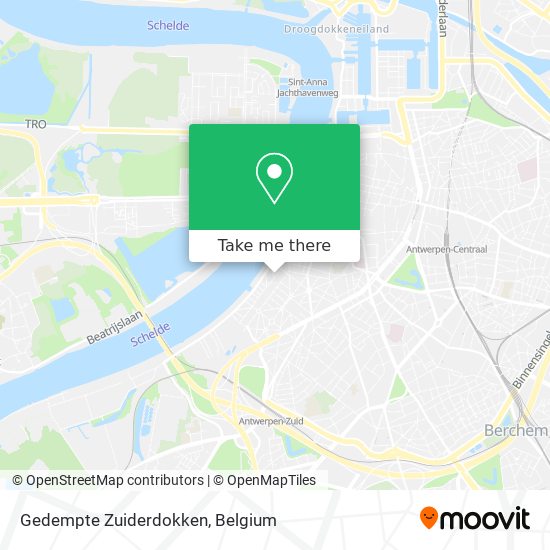 Gedempte Zuiderdokken map