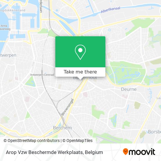 Arop Vzw Beschermde Werkplaats plan