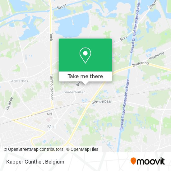 Kapper Gunther map