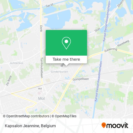 Kapsalon Jeannine map