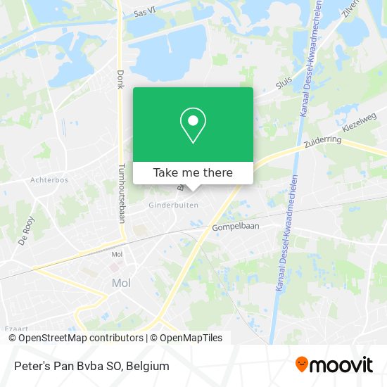 Peter's Pan Bvba SO map