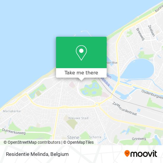 Residentie Melinda map