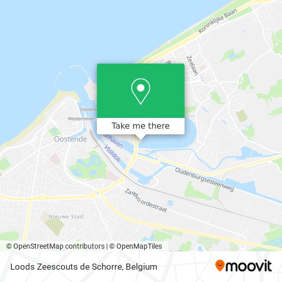 Loods Zeescouts de Schorre plan