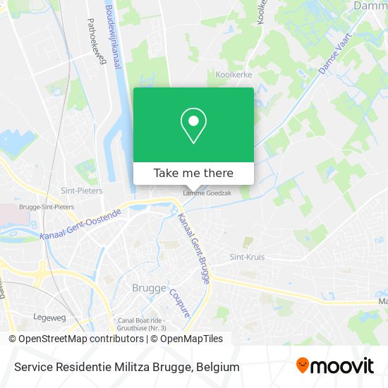 Service Residentie Militza Brugge plan