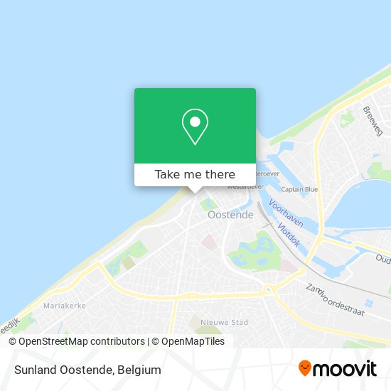 Sunland Oostende map