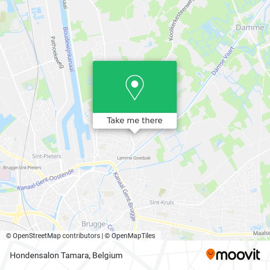 Hondensalon Tamara map