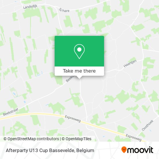 Afterparty U13 Cup Bassevelde plan