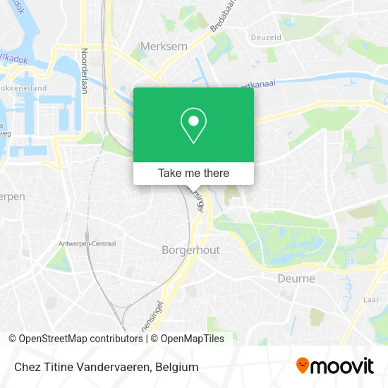 Chez Titine Vandervaeren map