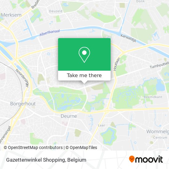Gazettenwinkel Shopping map