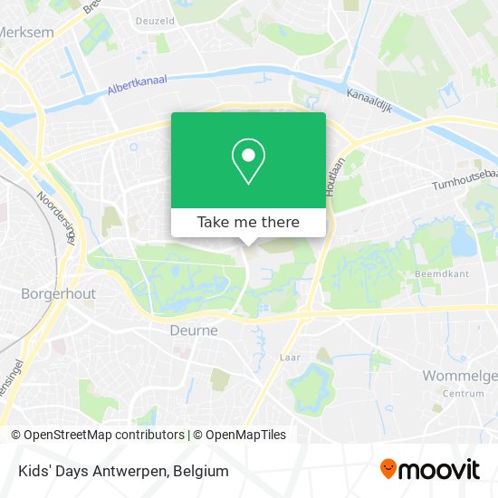 Kids' Days Antwerpen map