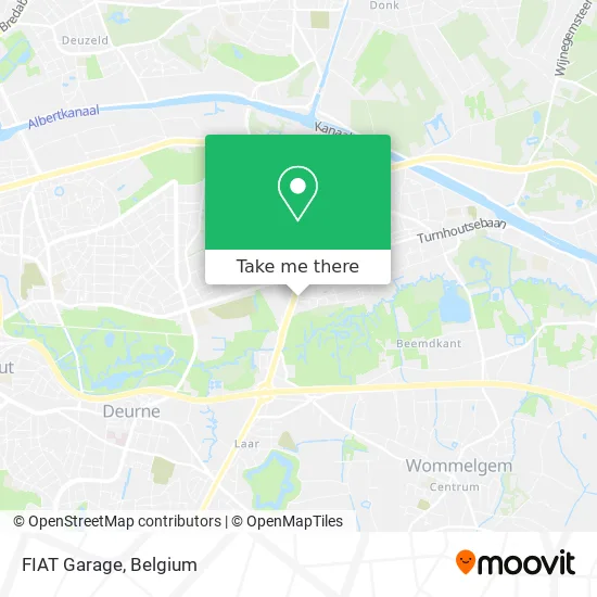 FIAT Garage map