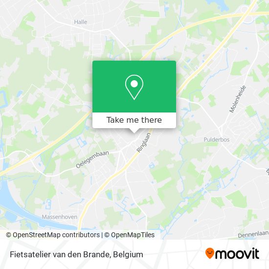 Fietsatelier van den Brande map