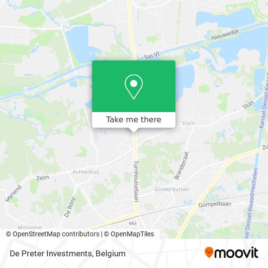 De Preter Investments map