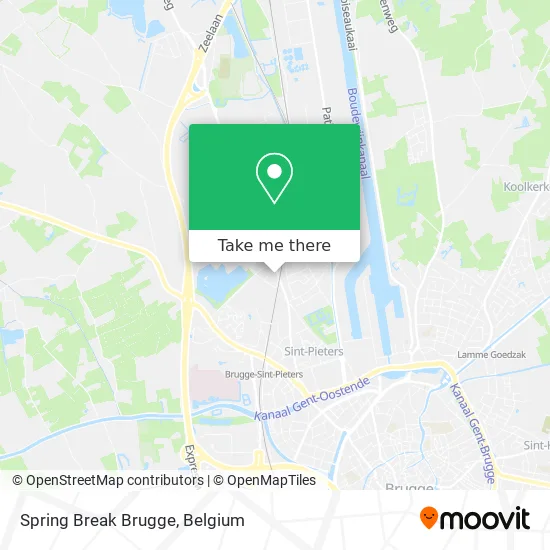 Spring Break Bruges map