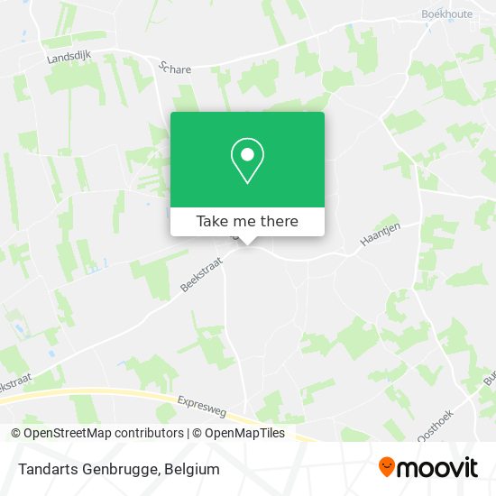 Tandarts Genbrugge map