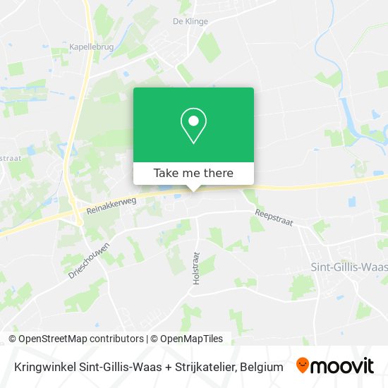 Kringwinkel Sint-Gillis-Waas + Strijkatelier plan