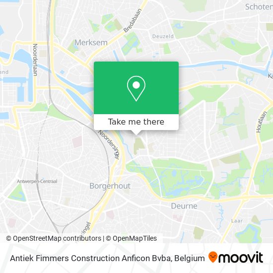 Antiek Fimmers Construction Anficon Bvba map