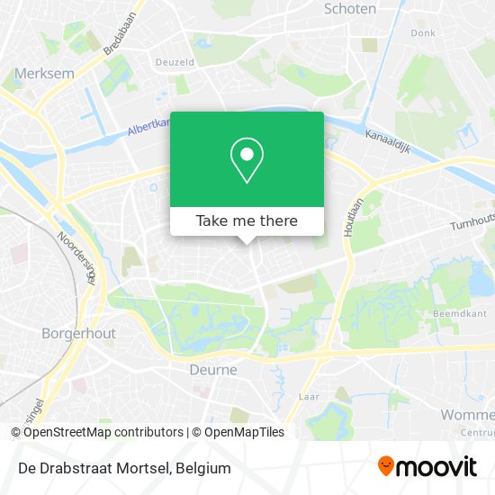 De Drabstraat Mortsel map