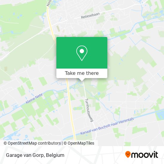 Garage van Gorp map