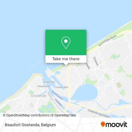 Beaufort Oostende map